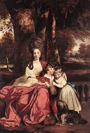 Sir Joshua Reynolds Lady Elizabeth Delme and her Children oil painting picture